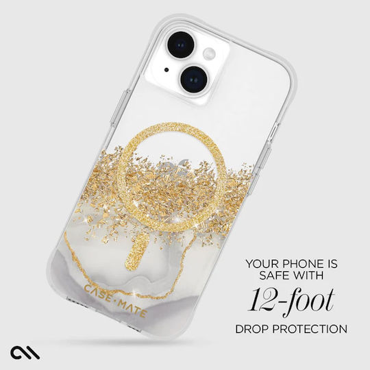 Case-Mate Karat Back Cover Πλαστικό Χρυσό (iPhone 15)