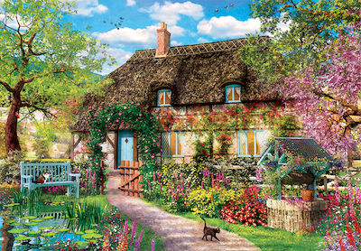 Clementoni Puzzle High Quality Collection Old Cottage 1000 Pieces Compact Box