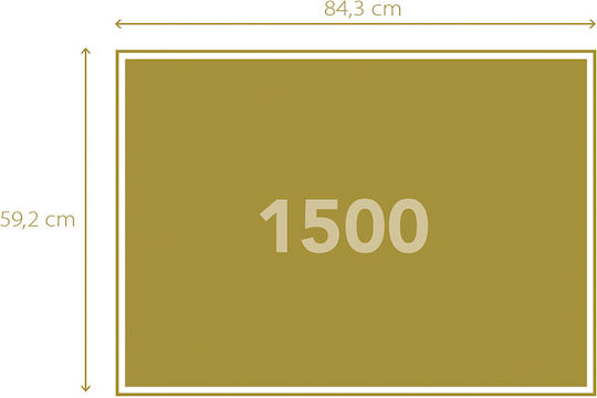 Clementoni Παζλ High Quality Collection Κάστρο 1500 Τμχ Compact Box