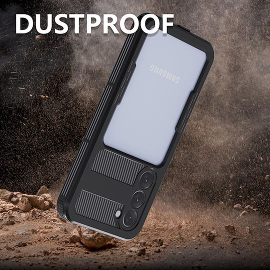 Shellbox Back Cover Σιλικόνης Αδιάβροχο Μαύρο (Galaxy S23+)