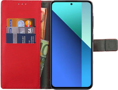 Volte-tel Case Xiaomi Redmi Note 13 4g 6.67" Allure Magnet Book Stand Clip Red Volte-tel