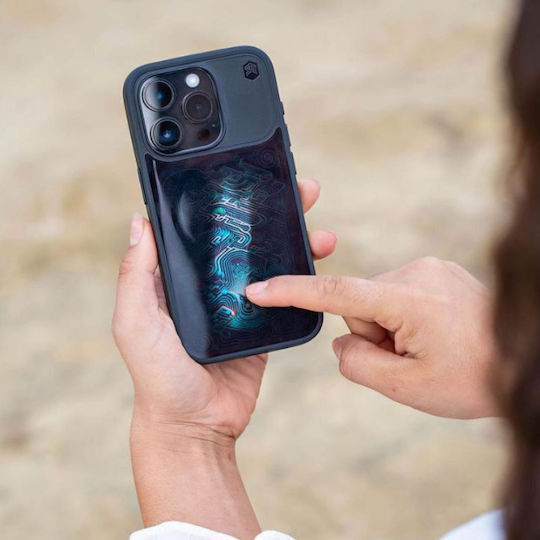STM Back Cover Σιλικόνης Μαύρο (iPhone 15 Pro)