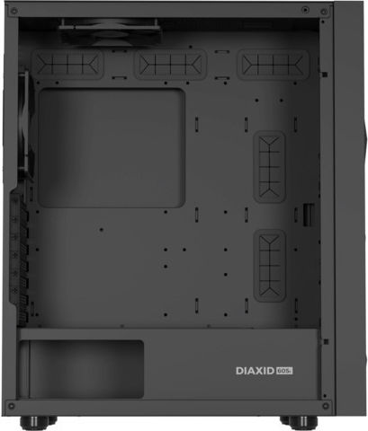 Genesis Diaxid 605F Gaming Micro Tower Carcasă PC cu Deschidere Laterală Neagră