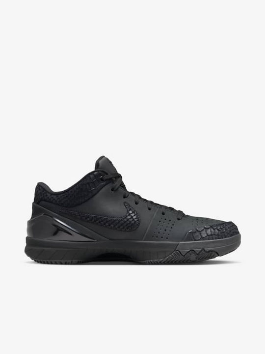 Kobe 4 Protro Low Basketball Shoes Black / University Gold