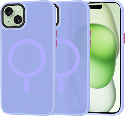 Techsuit Back Cover Plastic / Silicone Purple (iPhone 15 Plus)