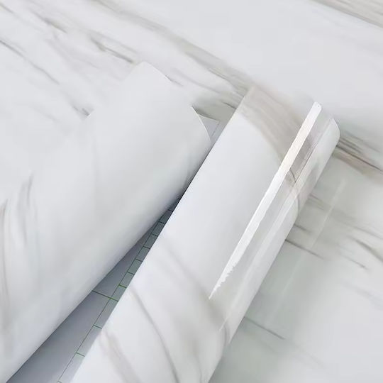 Autocolantă Tapet de Perete 300x120cm Albă
