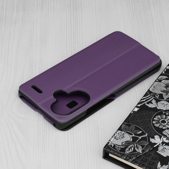 Techsuit Efold Buchen Sie Kunststoff / Synthetisches Leder Lila (Redmi Note 13 Pro+)