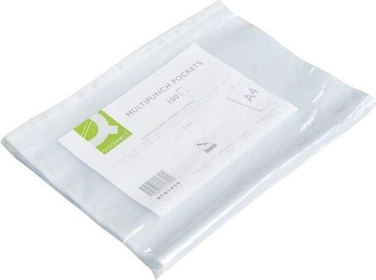 Q-Connect Plastikeinlagen für Film A4 100Stück