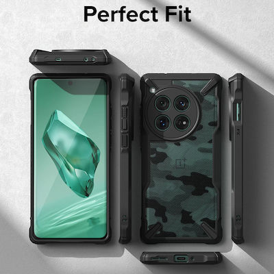 Ringke Fusion X Design Back Cover Black (OnePlus 12)