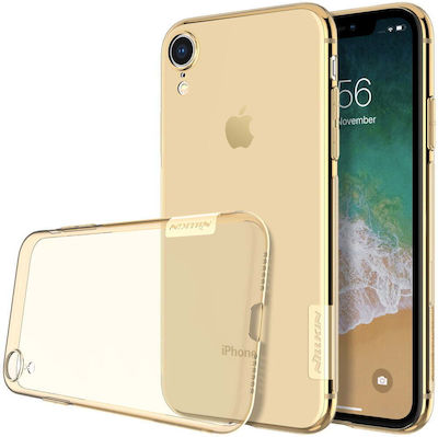 Nillkin Nature Umschlag Rückseite Silikon Gold (iPhone XR) NAIXRNTPUCG