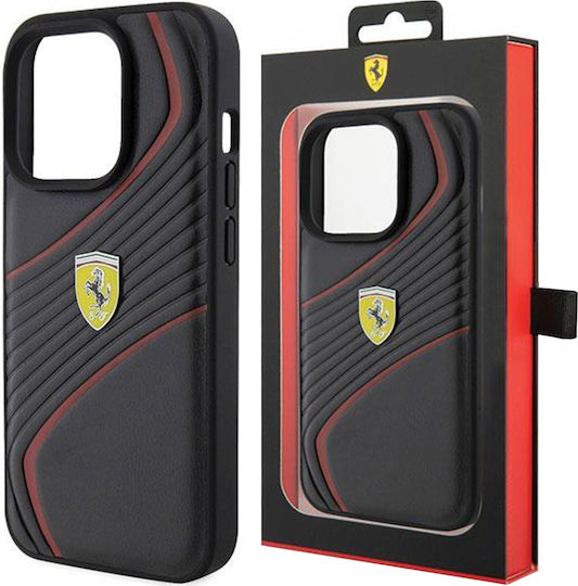 Ferrari Back Cover Πλαστικό Μαύρο (iPhone 15 Plus)