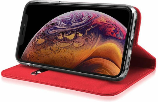NetOne Style Smart Книга От Изкуствена Кожа Червена Poco X4 Pro 5G