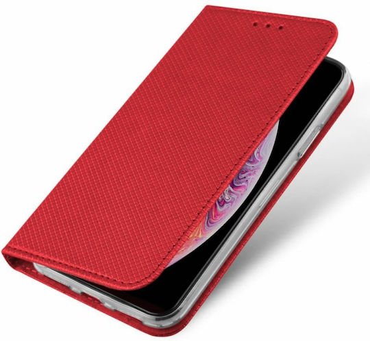 NetOne Style Smart Книга От Изкуствена Кожа Червена Poco X4 Pro 5G
