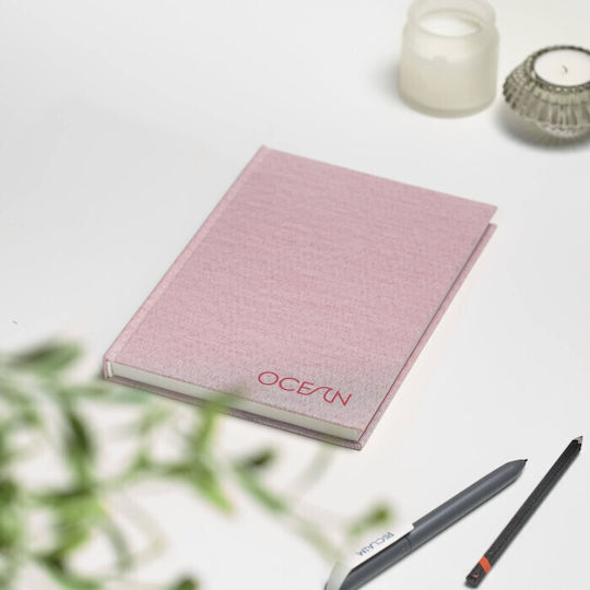 Vent Notebook A5 Ruled Pink
