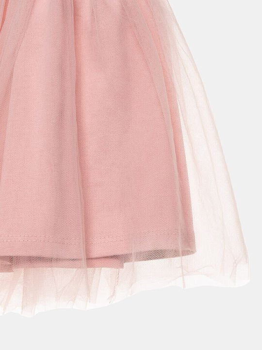 Children's Dress Long Sleeve Tulle Gray