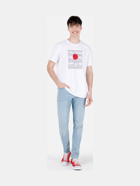 Men's Jeans Pants with Slim Fit Blue