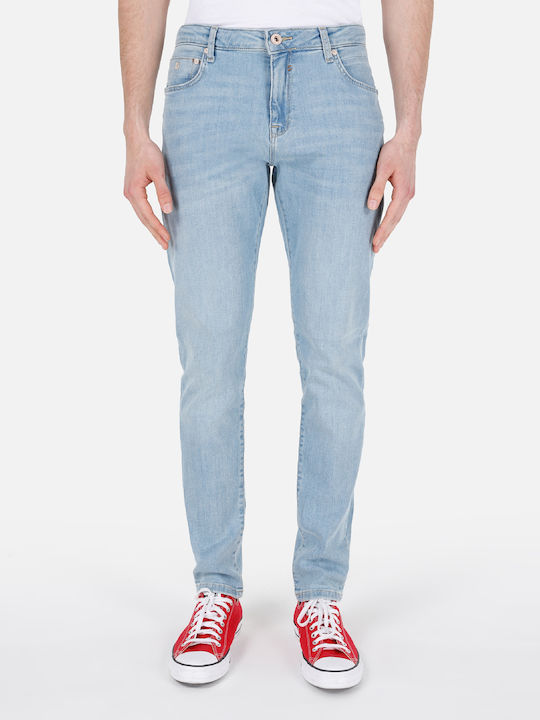 Men's Jeans Pants with Slim Fit Blue