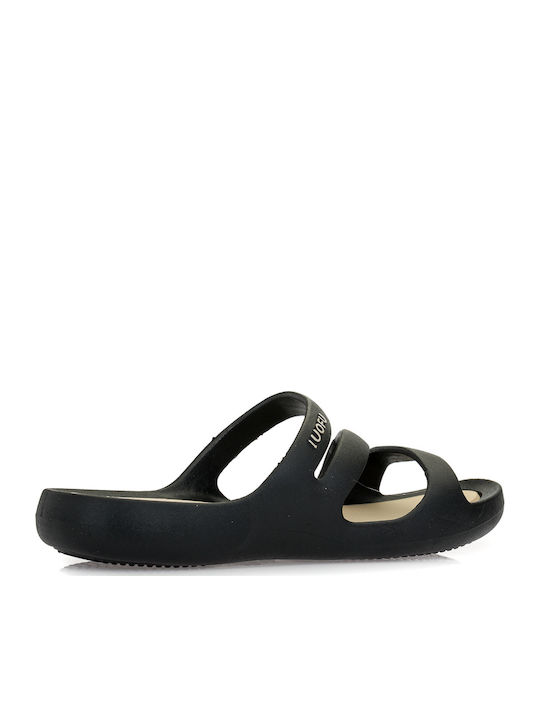 Women's Flip Flops Black/Ecru