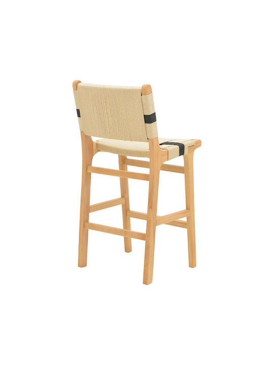 Ξύλινο Σκαμπό Μπαρ Julien Φυσικό-μαύρο 45x46x95cm Ξύλινο Σκαμπό Μπαρ Julien Φυσικό-μαύρο 45x46x95cm