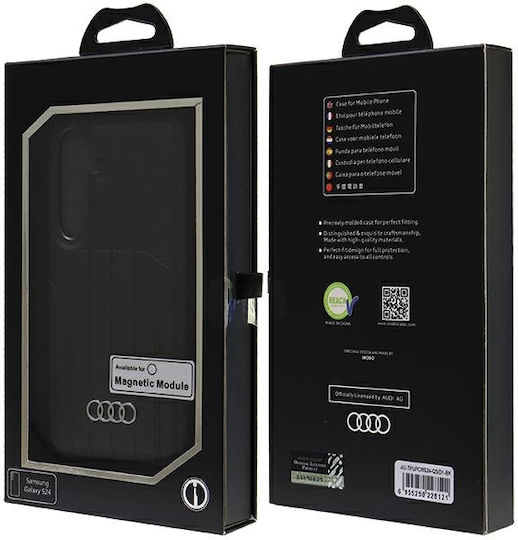 Audi Back Cover Δερματίνης / Δερμάτινο / Πλαστικό Μαύρο (Galaxy S24)