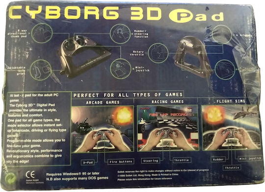 Logitech Cyborg 3D Pad Ενσύρματο Gamepad για PC Μαύρο