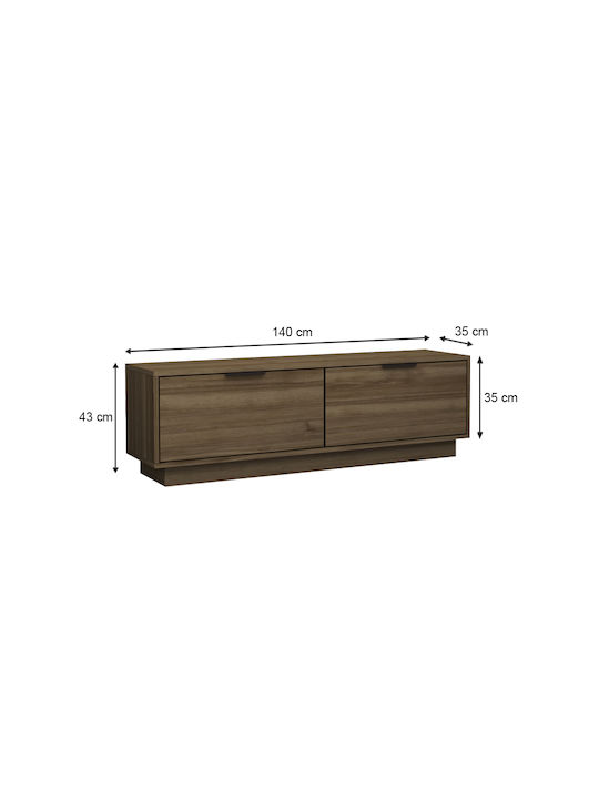 Stand TV Lisa Căprui L140xA35xÎ43cm