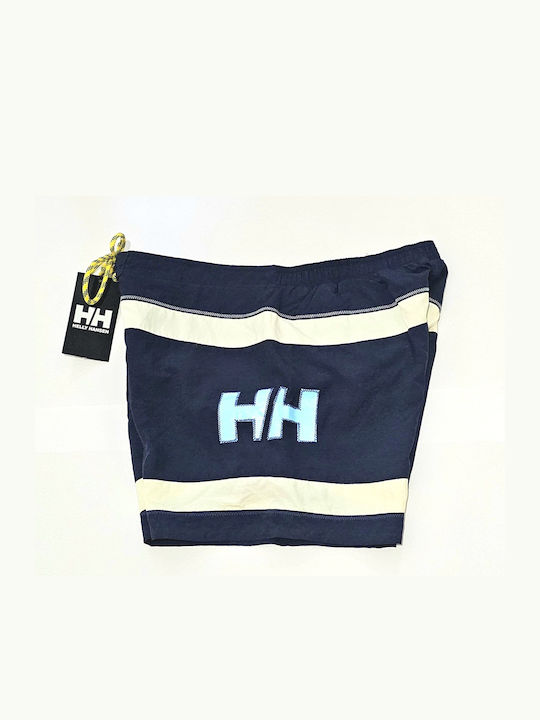 Men's Swimwear Shorts Navy Blue Striped