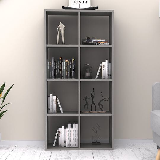 Bibliothek Anser Grau Beton 69.8x29x142cm