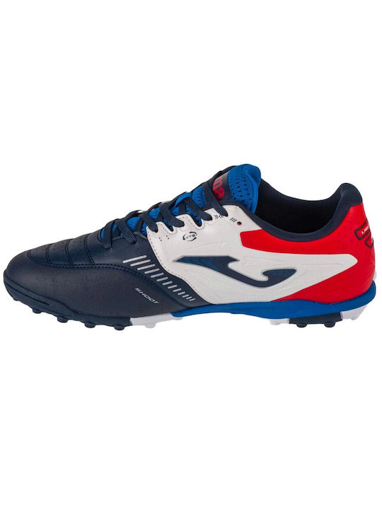 Joma Cancha 2403 Low Football Shoes TF with Molded Cleats Blue