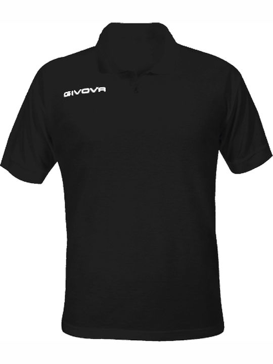 Givova Summer Polo T-shirt Μαύρο