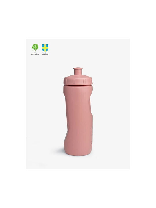 SmartShake Ecobottle Plastic Water Bottle 500ml Pink
