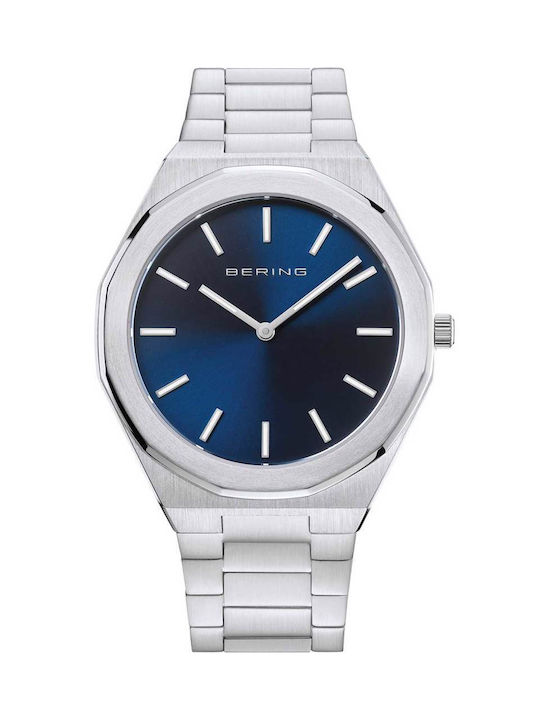 Bering Time Classic Watch Battery with Silver Metal Bracelet