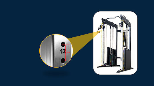 Pegasus FM-500 Πολυόργανο Γυμναστικής με Βάρη 180kg
