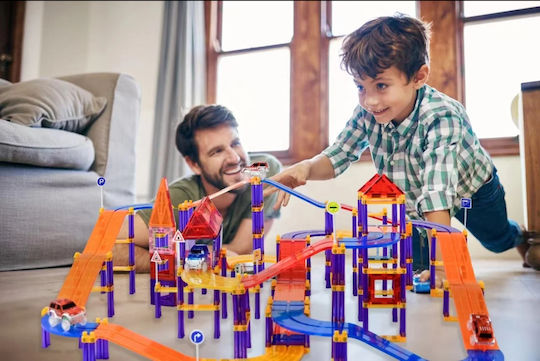Wonder Toys Magnetic Construction Toy Race Car Track Magnetic Blocks
