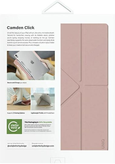 Uniq Flip Cover Ροζ (iPad Air 13" 2024/2025/2026)