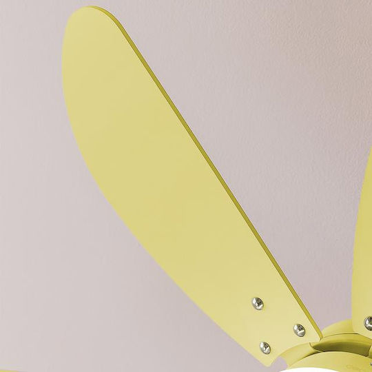 Cecotec EnergySilence Aero 3600 Vision Ceiling Fan 92cm with Light Fixture Fully Yellow