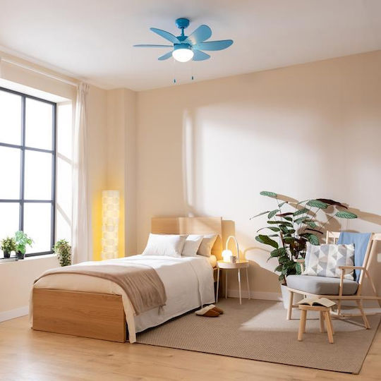 Cecotec EnergySilence Aero 3600 Vision Deckenventilator 92cm mit Leuchte Vollblau