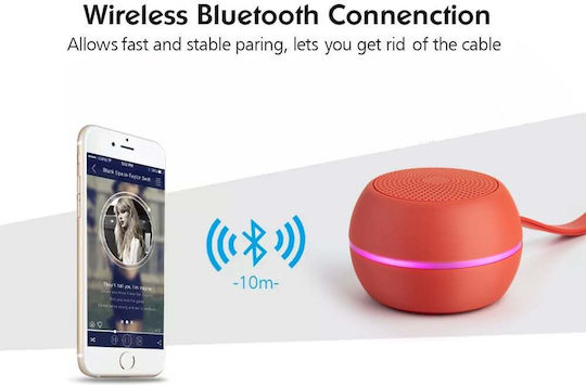 Sonique Mini TWS Active Beat Led Bluetooth високоговорител 5W с живот на батерията до 4 часа Черен