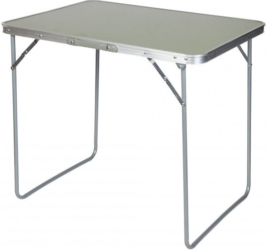 Enero Τραπέζι για Camping Πτυσσόμενο 80x60x70cm Πράσινο
