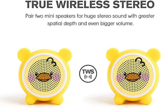 Sonique Funky Beat Ηχείο Bluetooth 3W με Διάρκεια Μπαταρίας έως 5 ώρες Bear