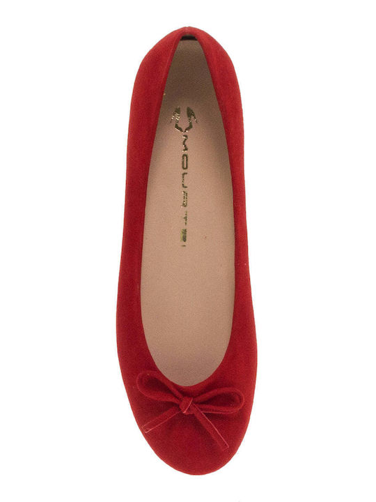 Mourtzi Wildleder Damen Ballerinas Coccinella