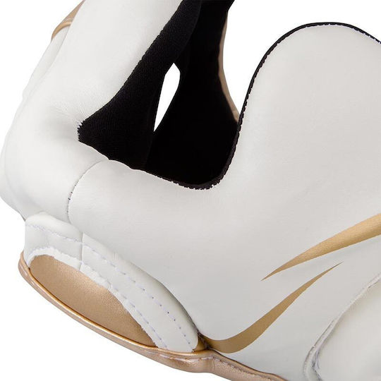Venum Adult Open Face Boxing Headgear Leather White