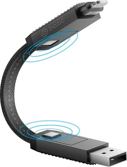Energea USB-A zu Lightning Kabel 60W Schwarz 0.15m (CBL-GC4N1-BLK015)