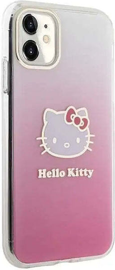 Hello Kitty Задна корица Пластмаса Розов (iPhone 11)