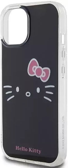 Hello Kitty Back Cover Plastic Black (iPhone 15)