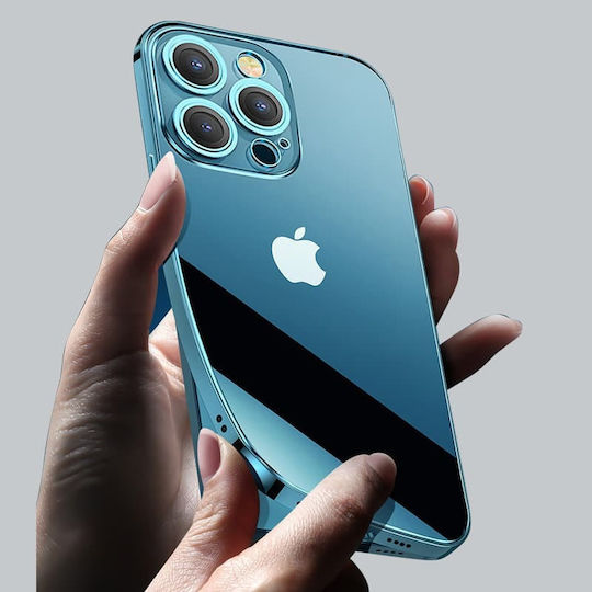 Joyroom Chery Mirror Back Cover Πλαστικό Σετ με Τζαμάκι Γκρι (iPhone 13 Pro)