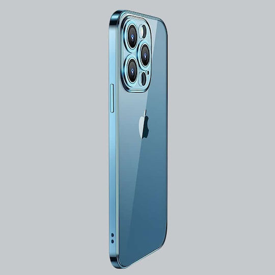 Joyroom Chery Mirror Back Cover Πλαστικό Σετ με Τζαμάκι Γκρι (iPhone 13 Pro)