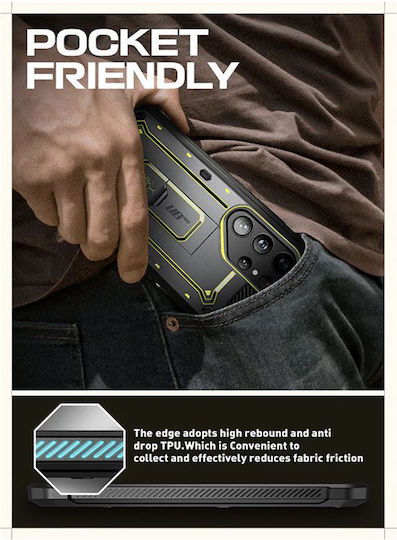 Supcase Unicorn Beetle Pro Back Cover Σιλικόνης / Πλαστικό Μαύρο (Galaxy S24 Ultra)