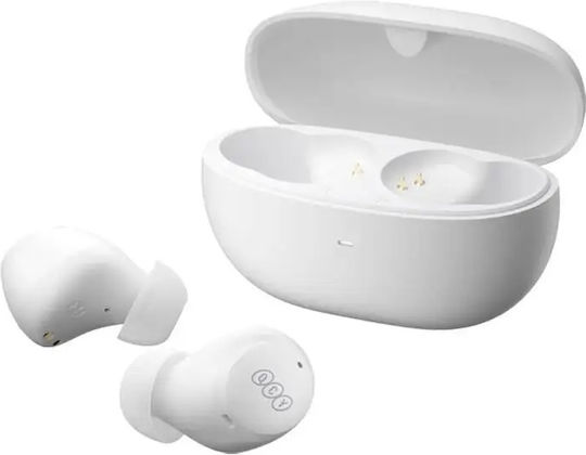 QCY HT07 In-ear Bluetooth Handsfree Earphones with Sweat Resistance and Charging Case White