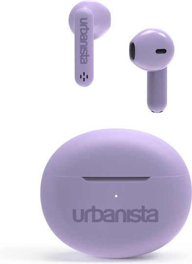 Urbanista Austin Earbud Bluetooth Handsfree Earphones with Sweat Resistance and Charging Case Lavender Purple